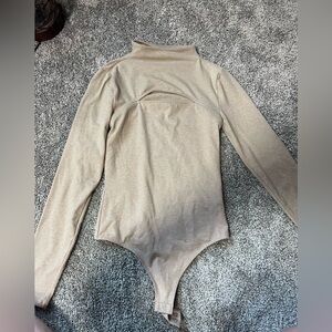 XS - long sleeve cutout body suit - express